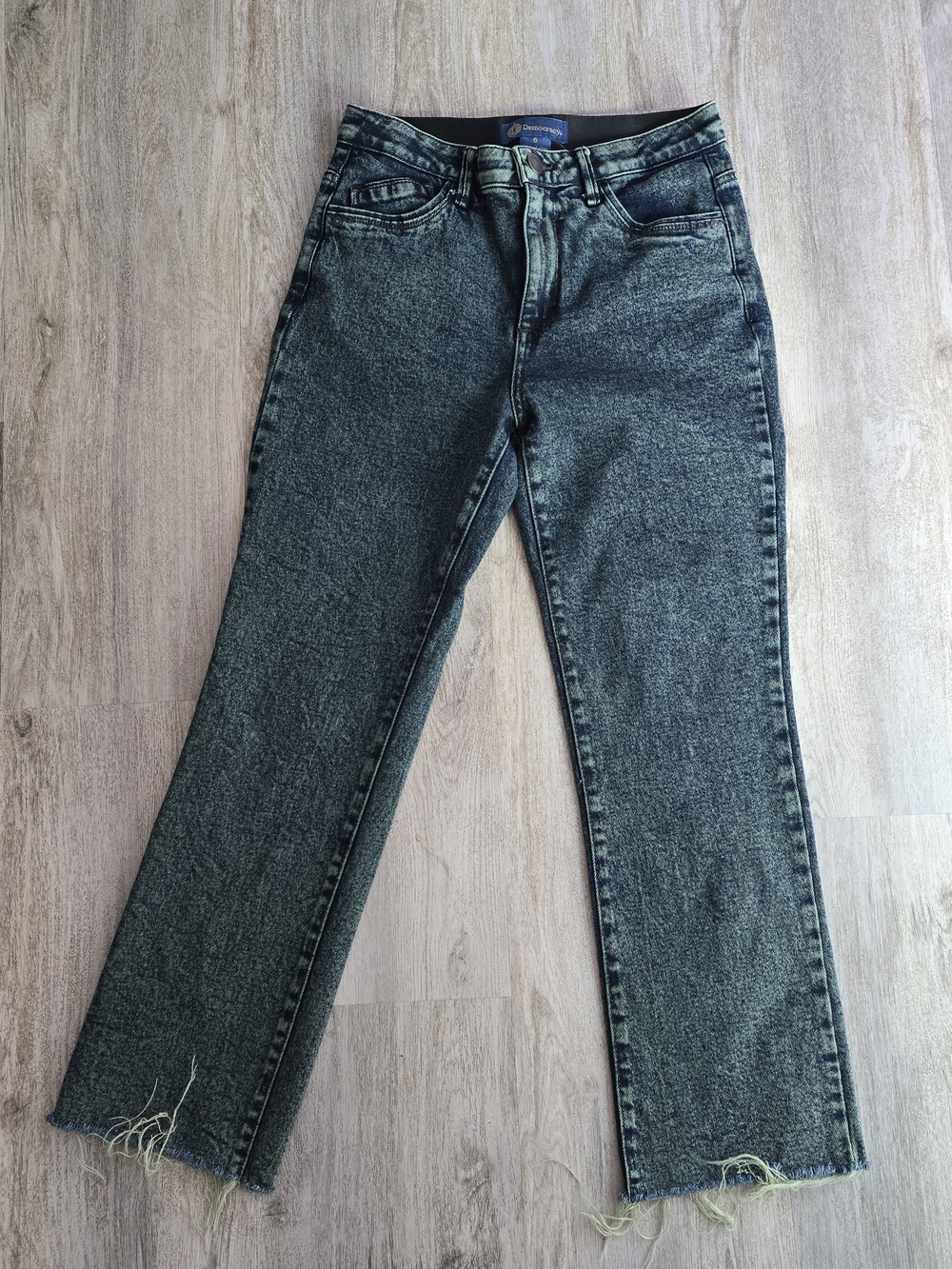 Democracy "Ab"solution Straight Leg Blue Jeans